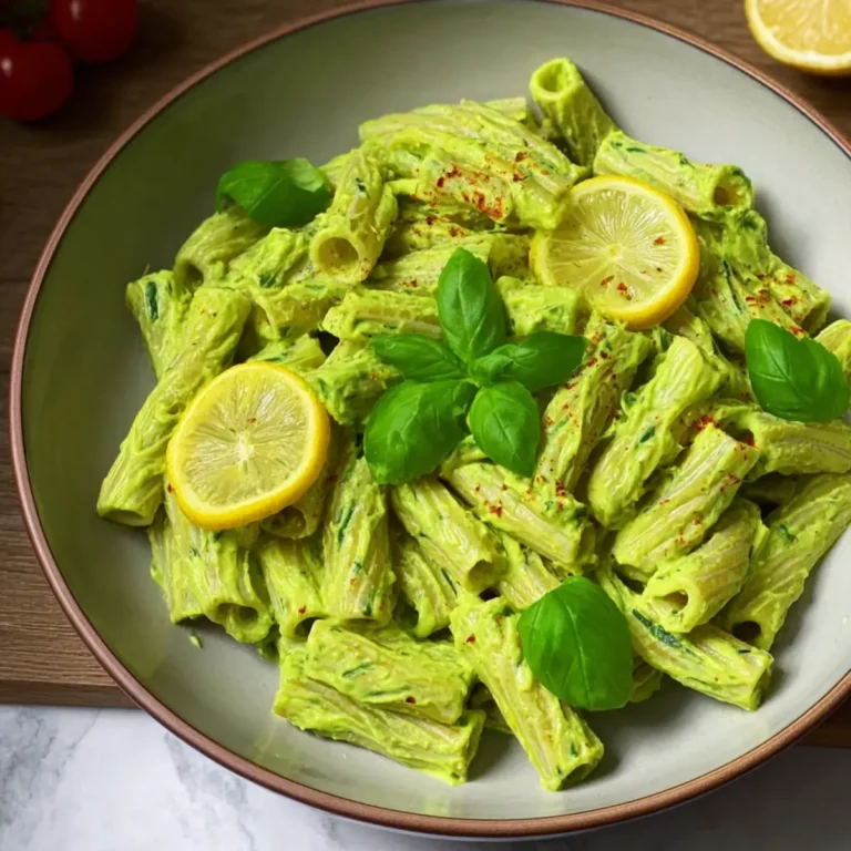 Avocado Frischkäse Pasta