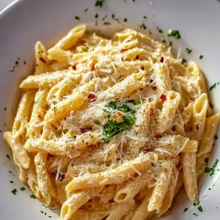 Cremige Knoblauchpasta