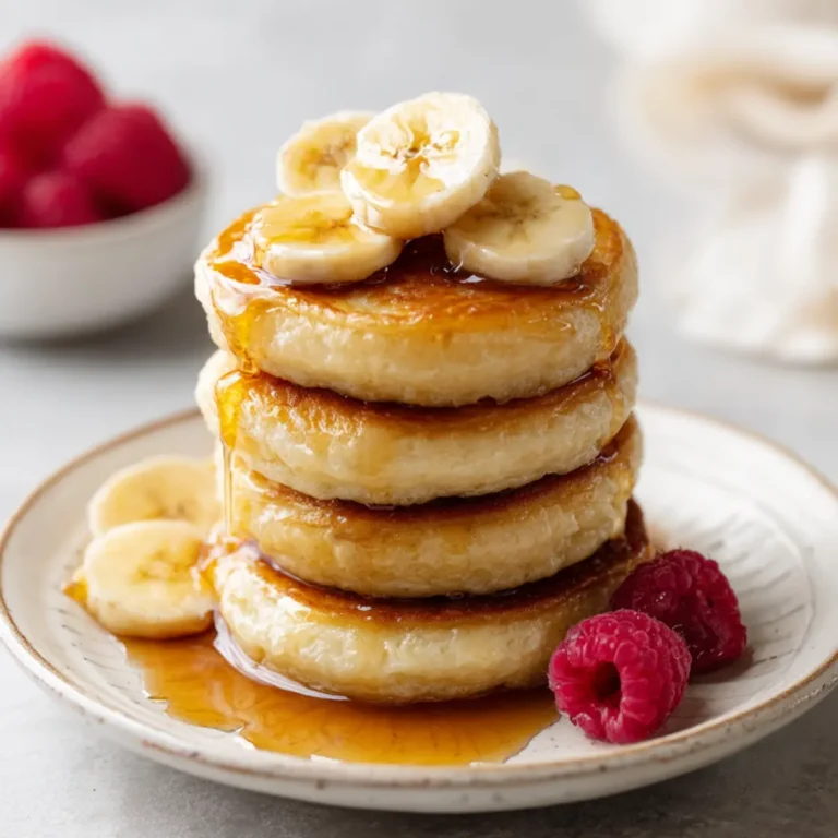 Fluffige Mini Bananen Pancakes