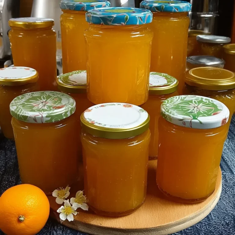 Holunderblüten Orangenmarmelade
