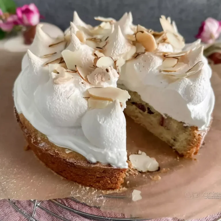 Omas Rhabarberkuchen mit Baiserhaube