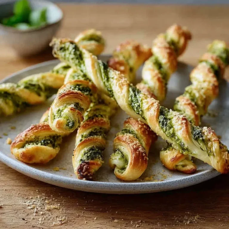 Pesto Twists mit Mozzarella