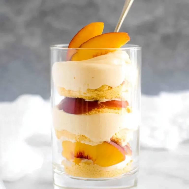 Pfirsich Mousse Trifle
