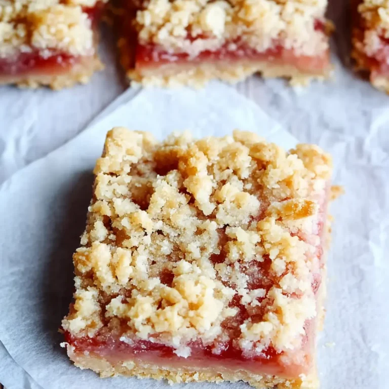 Rhabarber Crumble Riegel