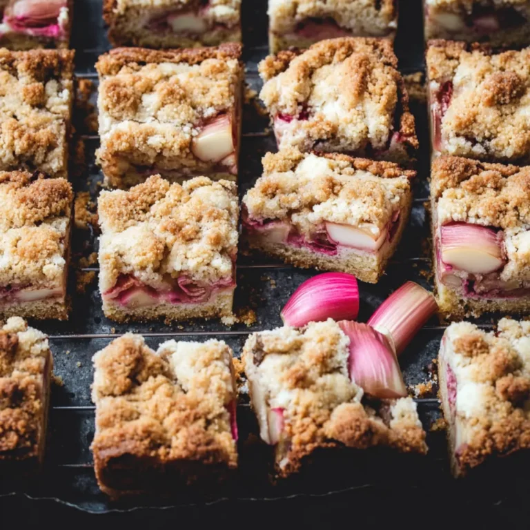 Rhabarber Streuselkuchen vom Blech