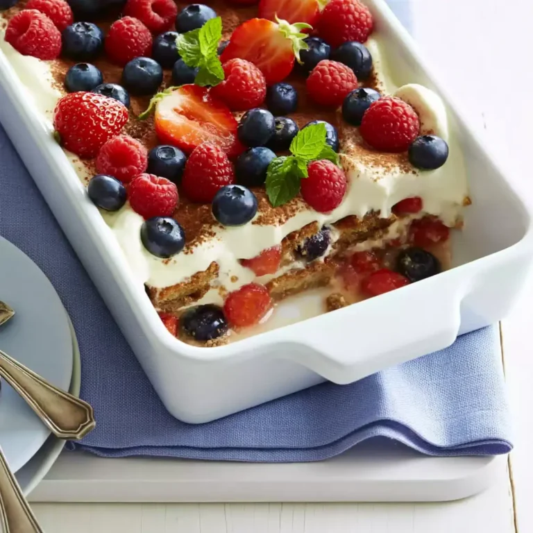 Tiramisu mit Sommerbeeren