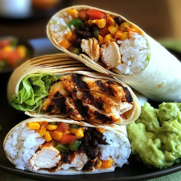 Chipotle Ranch Burrito mit gegrilltem Hähnchen