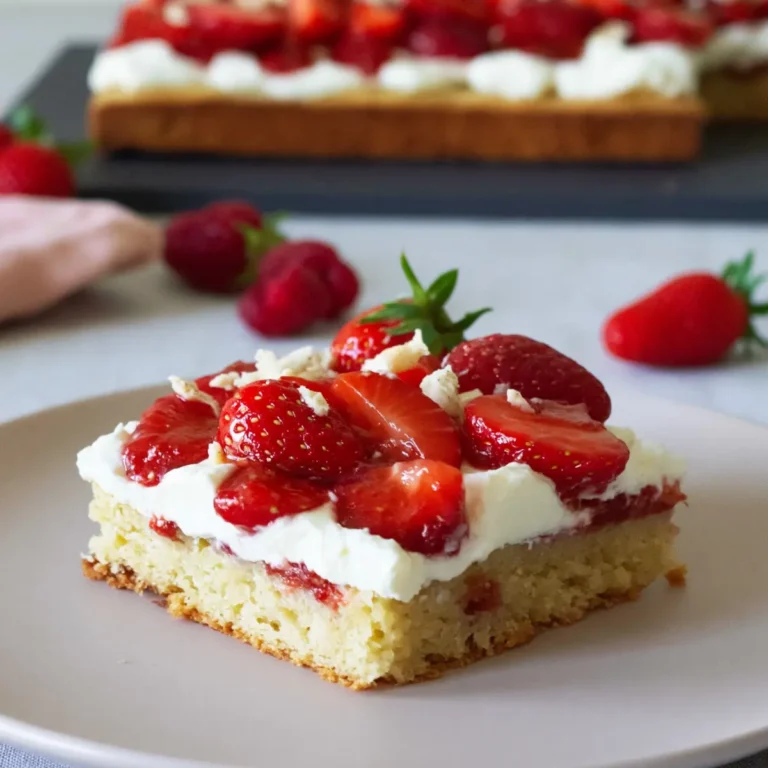 Erdbeerkuchen mit Marzipan und Mascarponeschaum