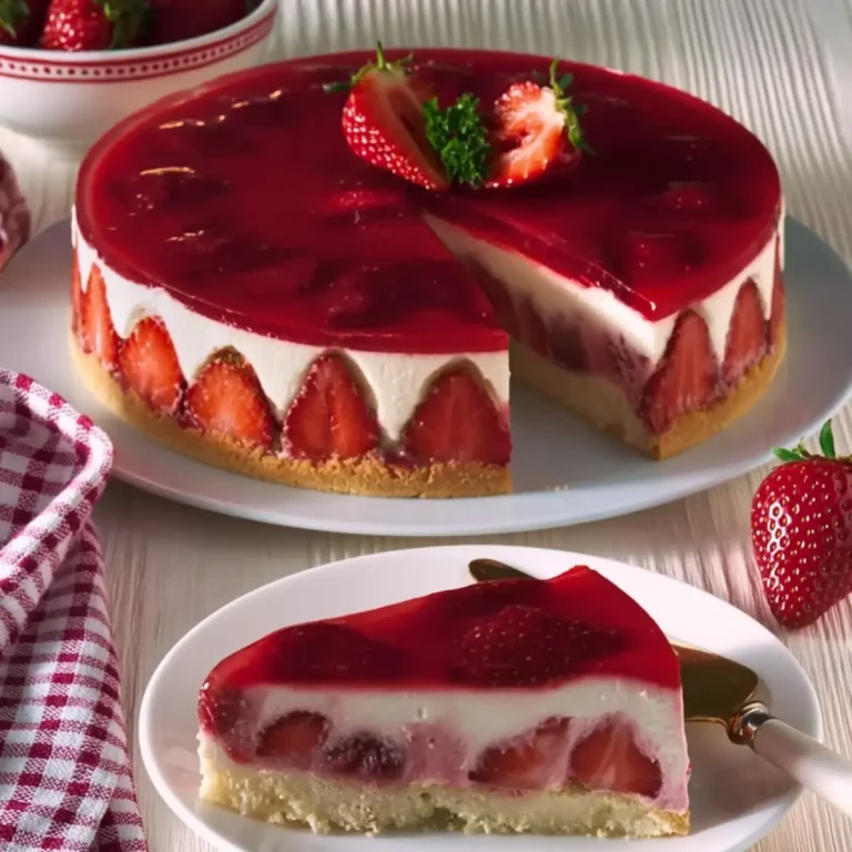 Erdbeertorte ohne Gelatine