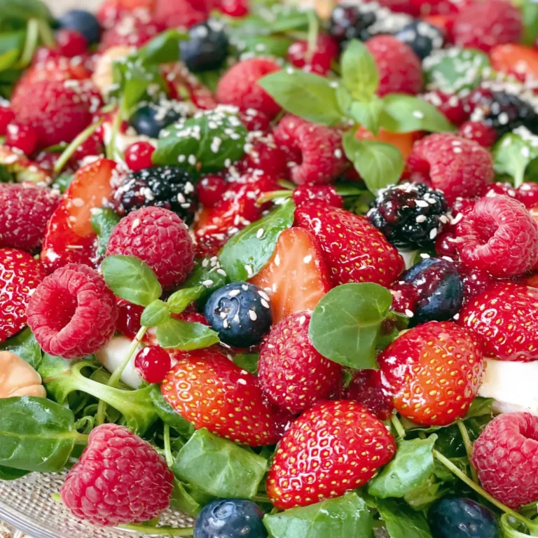 Feldsalat mit Beeren