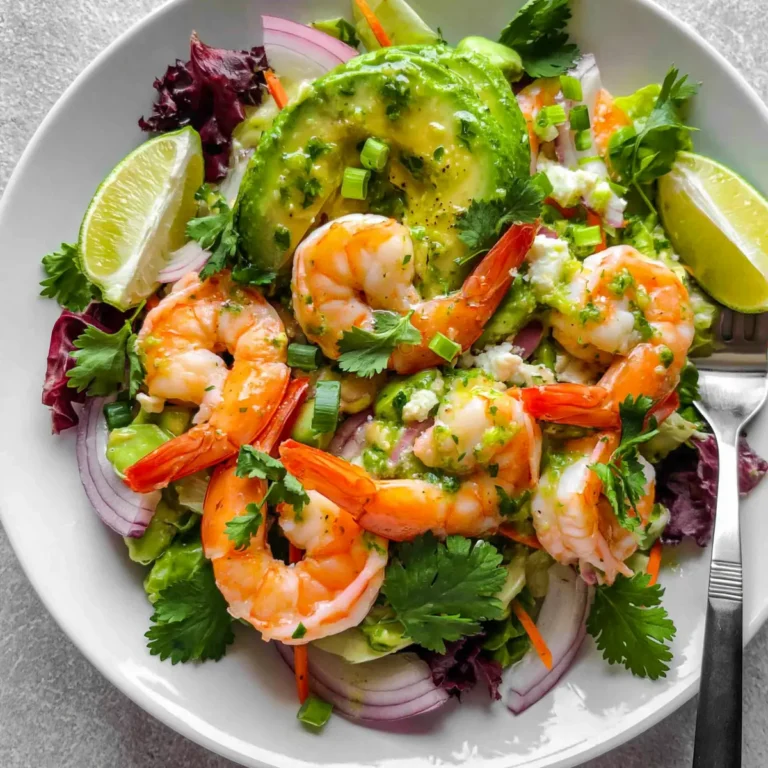 Garnelen Avocado Salat