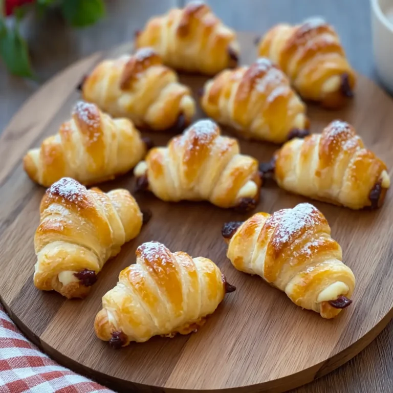 Gefüllte Mini Croissants
