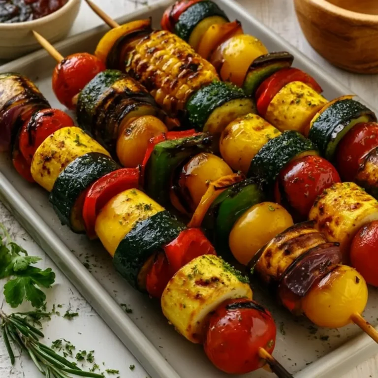 Gemüsespieße vom Grill