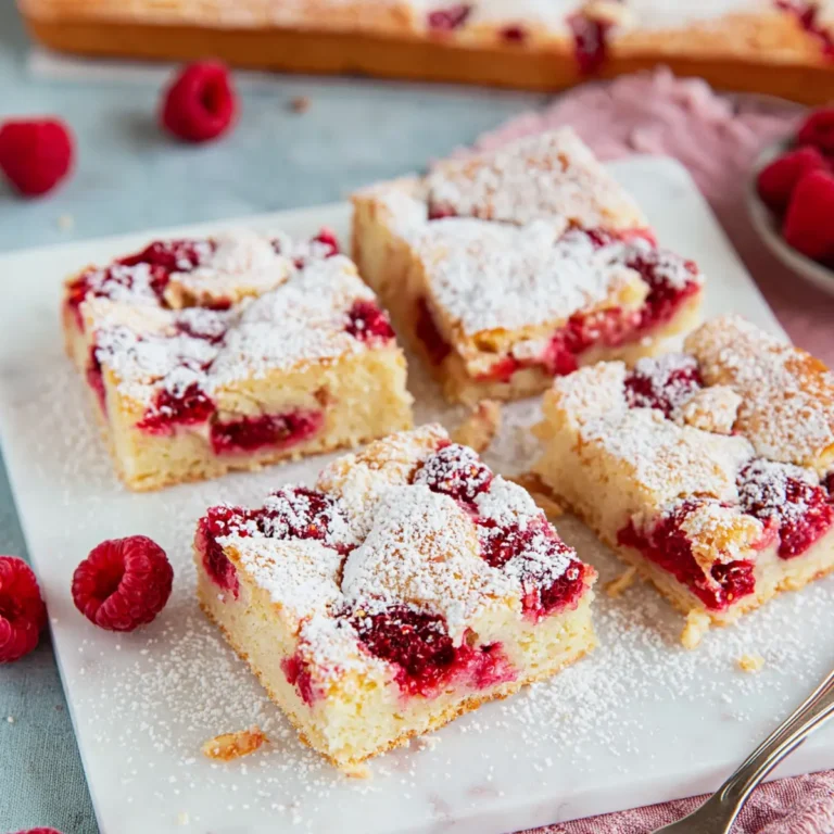 Himbeerkuchen vom Blech