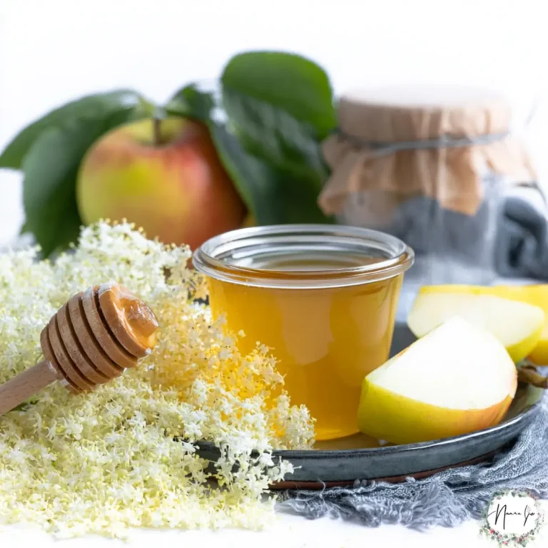 Holunderblüten Apfel Gelee