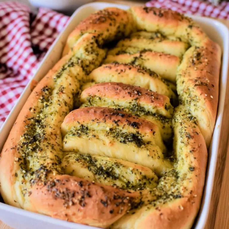 Knoblauch Faltenbrot