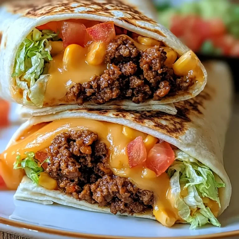 Nacho Käse Rindfleisch Wrap