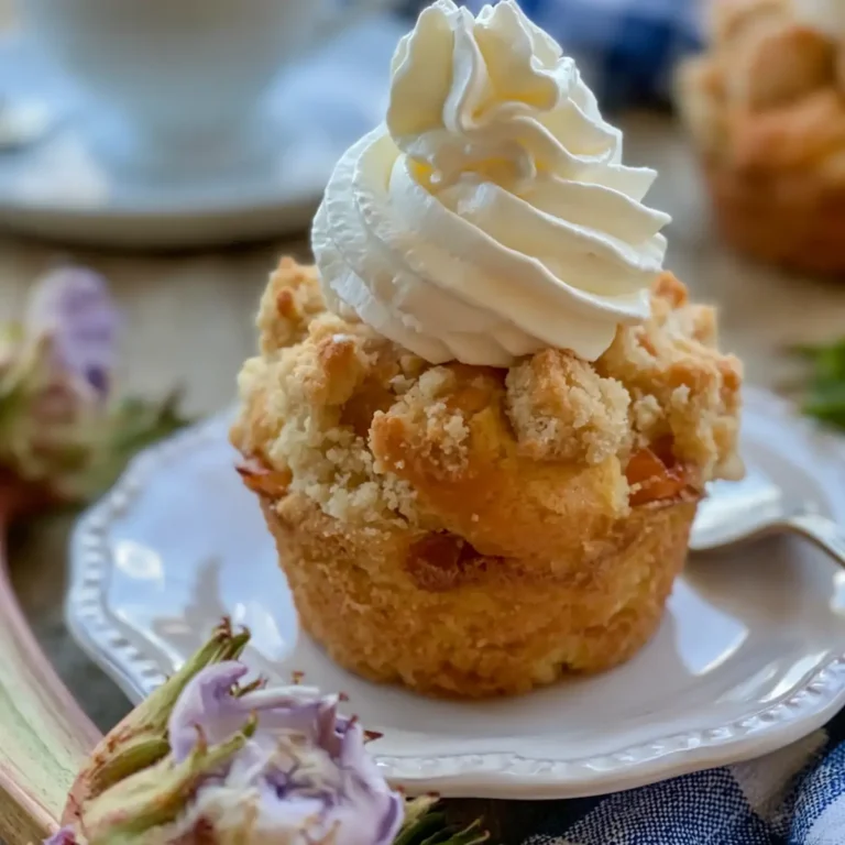 Rhabarber Streusel Muffins