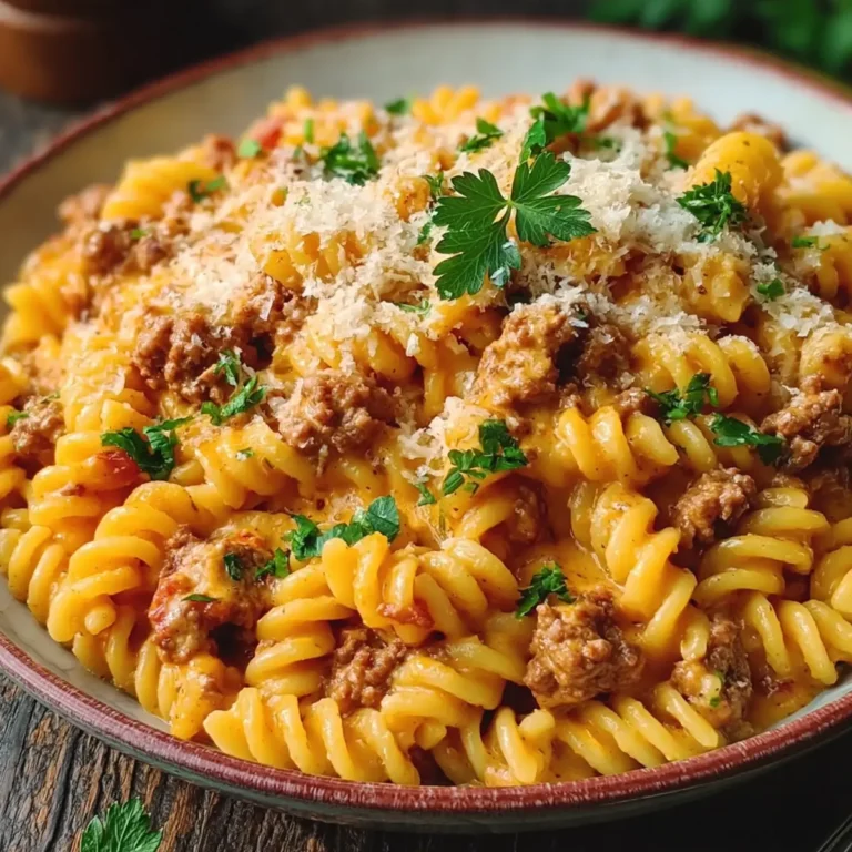 Rinderhackfleisch Pasta