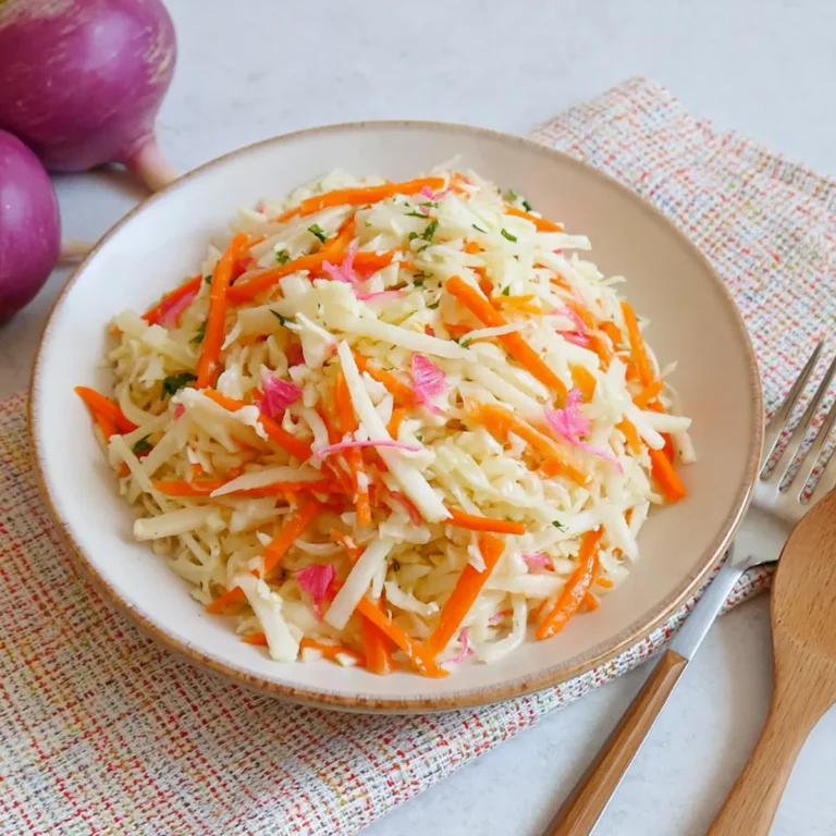 Veganer Kohlrabi Slaw