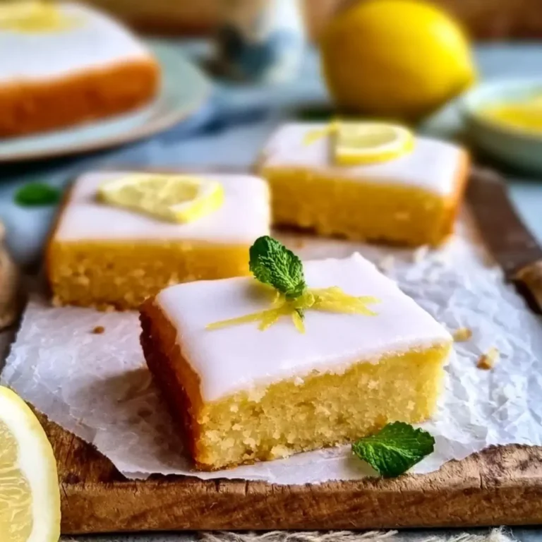 Veganer Zitronenkuchen mit Zuckerguss