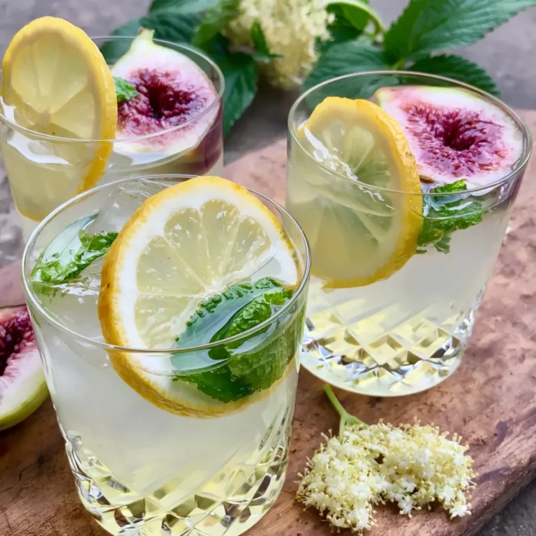 Willkommensdrink mit Holunderblüte