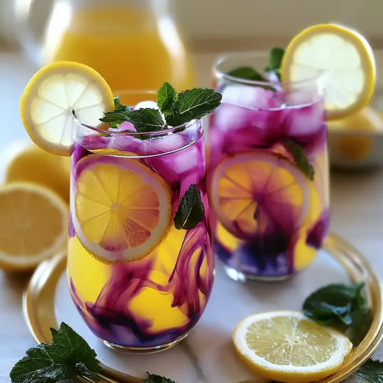 Farbwechselnde Limonade