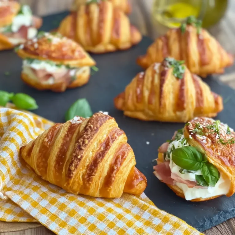 Gefüllte Croissants