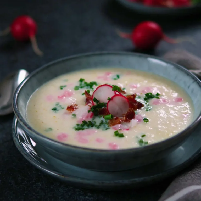 Kalte Radieschensuppe
