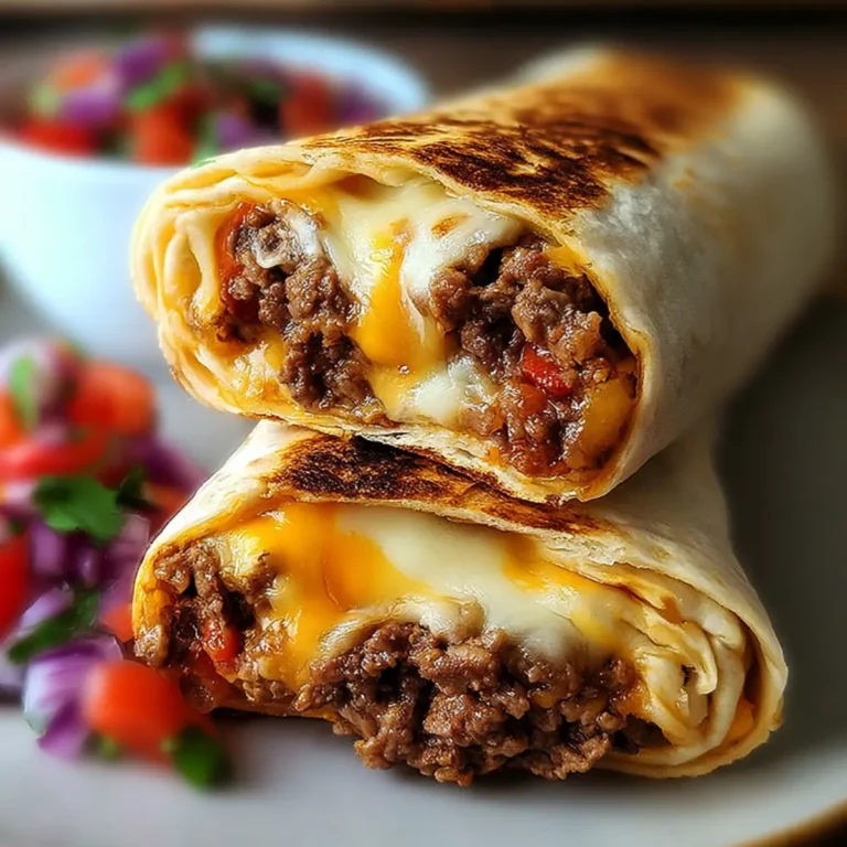 Rindfleisch Käse Burrito