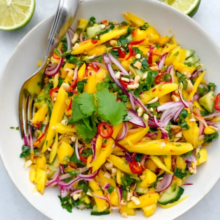 Scharfer Thai Mangosalat