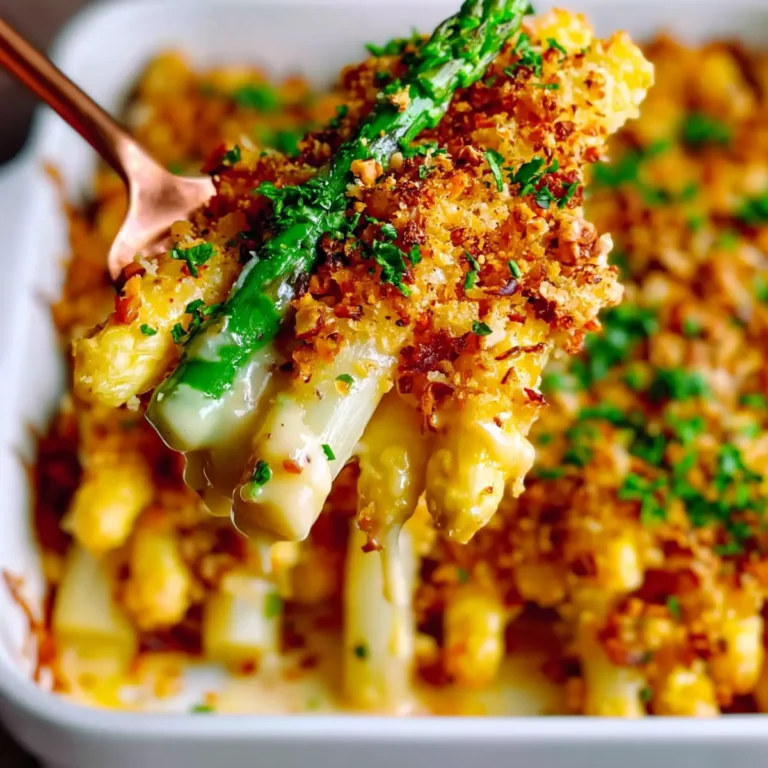 Spargel mit Parmesan Haselnuss Kruste