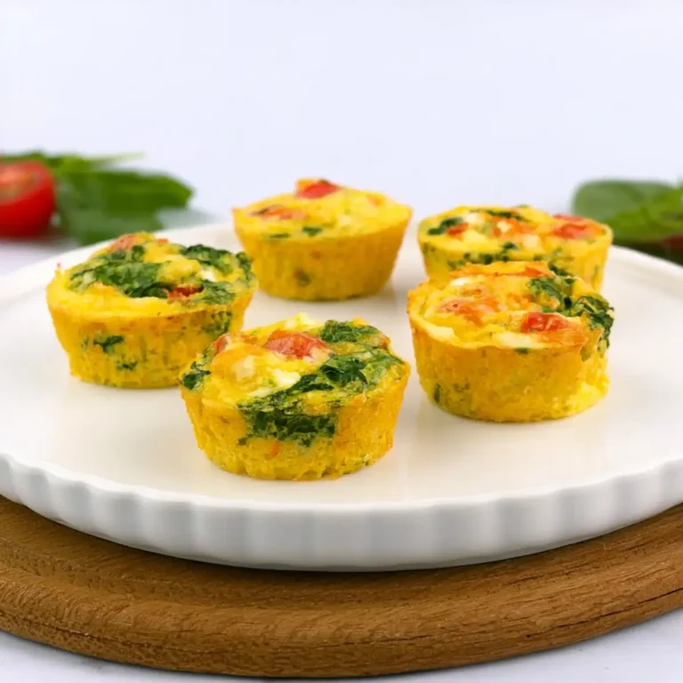 Eiermuffins mit Spinat und Feta