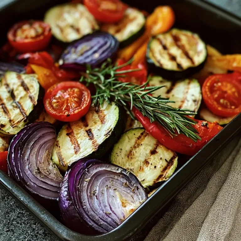 Gegrilltes Gemüse aus dem Backofen