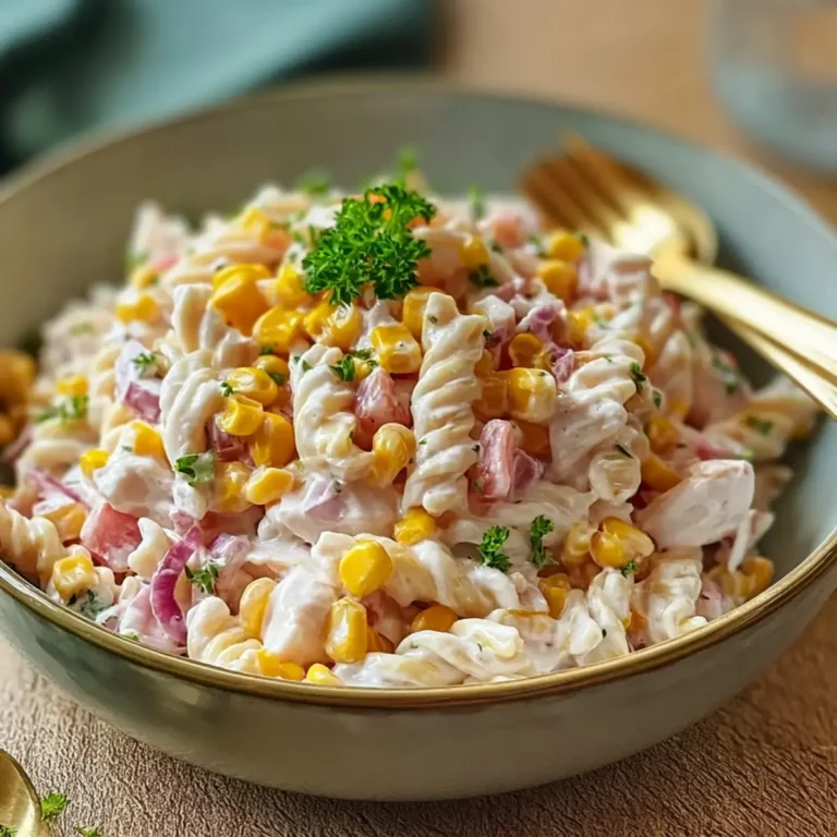 Hähnchen Pasta Salat