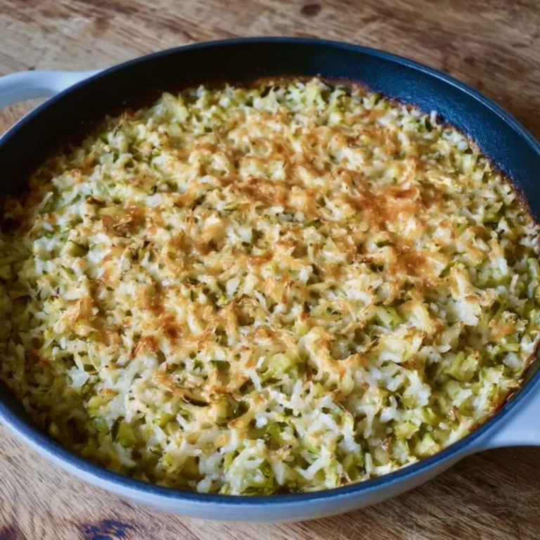 Julias Zucchini Reis Gratin