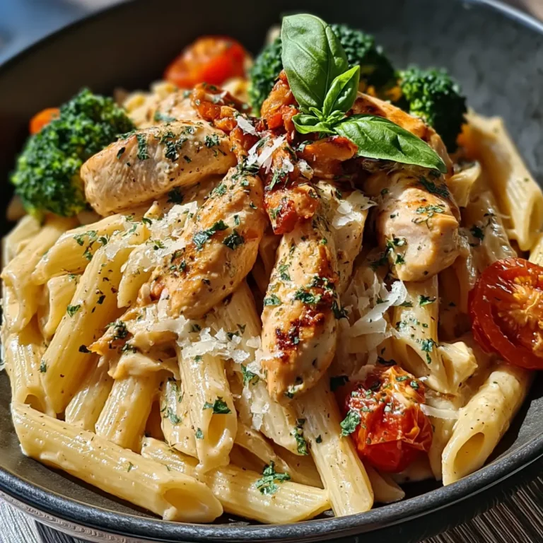 Pasta mit Hähnchen