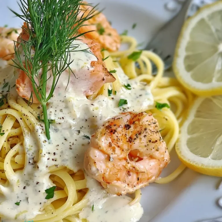Pasta mit Lachs an Zitronensauce