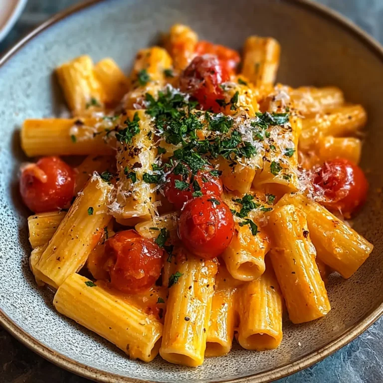 Tomaten Knoblauch Pasta